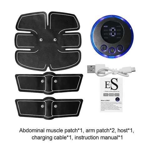SANPKON EMS стимулятор мышц ABS черный