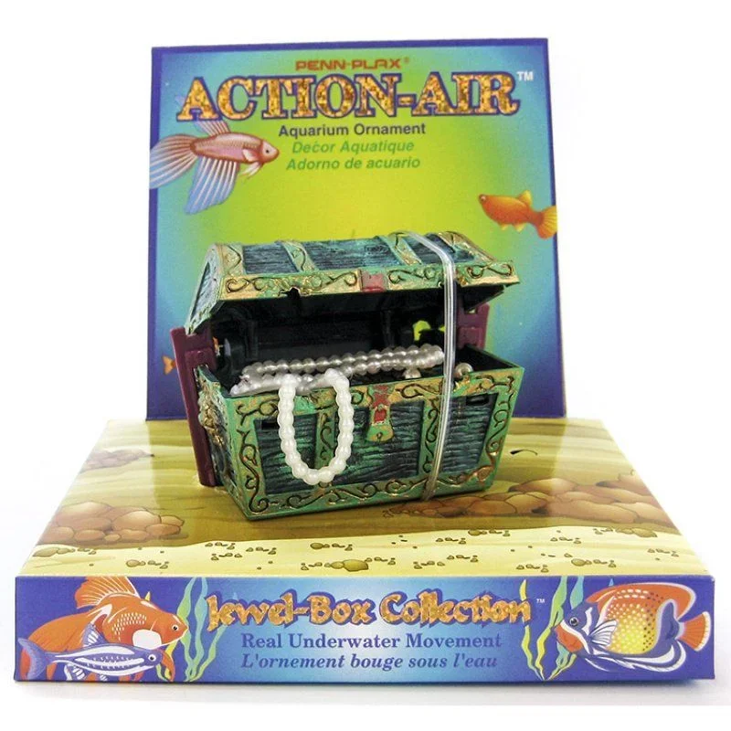 

Penn Plax Action Aerating Mini Treasure Chest
