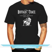 buffalo trace distillery in frankfort bourbon whiskey mens black tops tee t shirt cool gift personality t shirt
