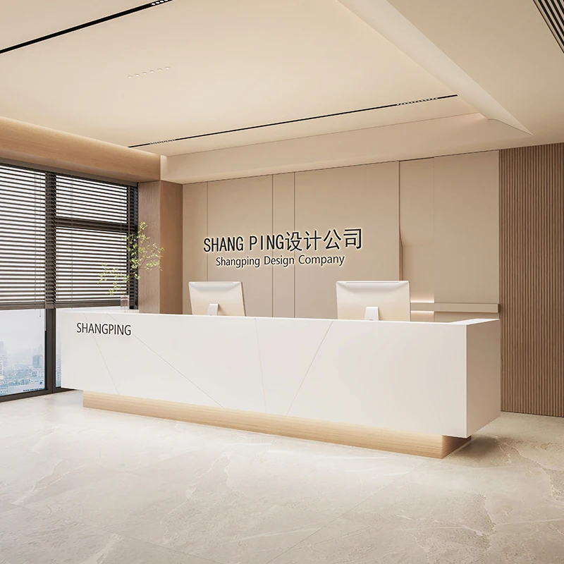 Легенда Простая стойка Стол для приема Fisktion Рабочий стол Офисная мебель