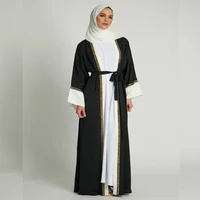 women muslim coat long dress abaya dubai cardigan muslim robes kimono abrigo mujer largos musulmana tunic