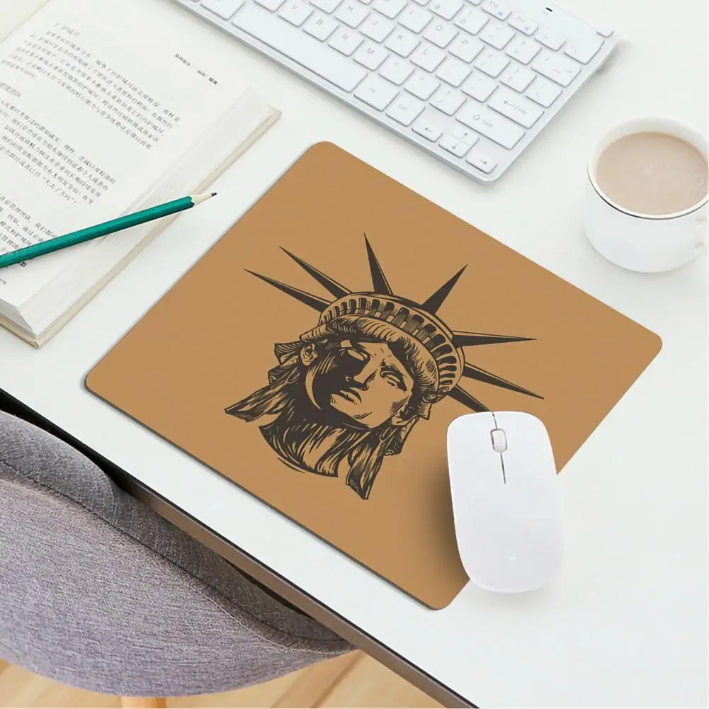 

Mouse Pad Soft Anti-slip Ultra-thin Statue of Desk Gaming Mouse Mat Wrist Rest Office