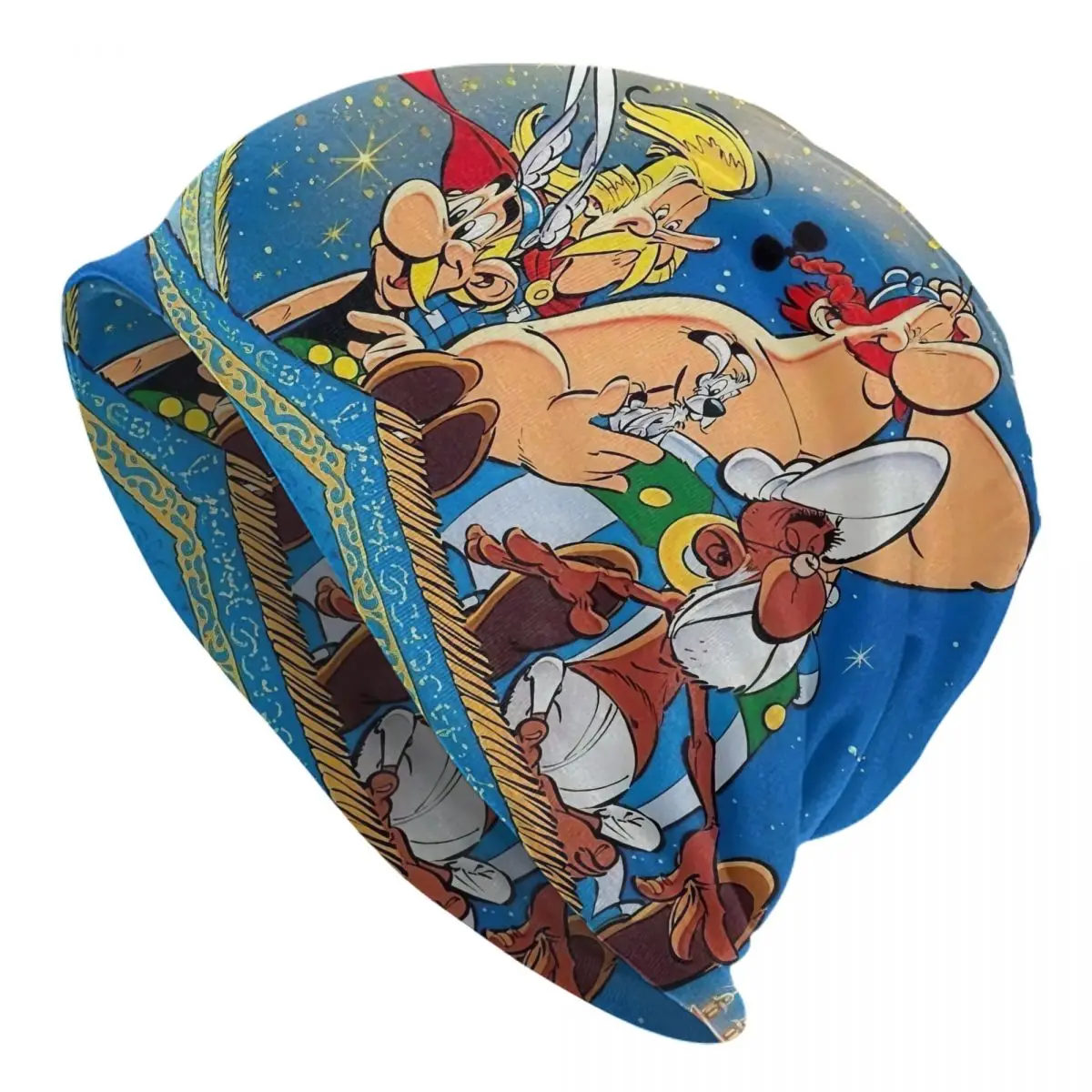 Asterix Obelix Adult Men's Women's Knit Hat Keep warm winter Funny knitted hat