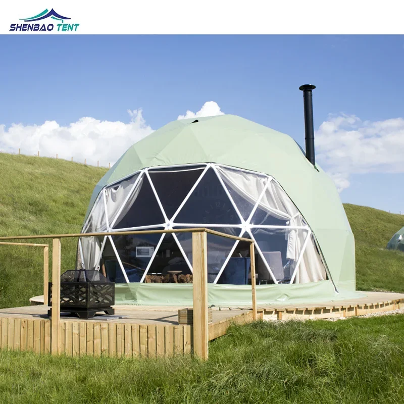 Уличная палатка для кемпинга купольная иглу роскошный отель дом