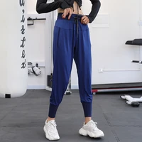 drawstring running sport joggers women athletic gym fitness sweatpants outdoor sportswear loose thin training pants