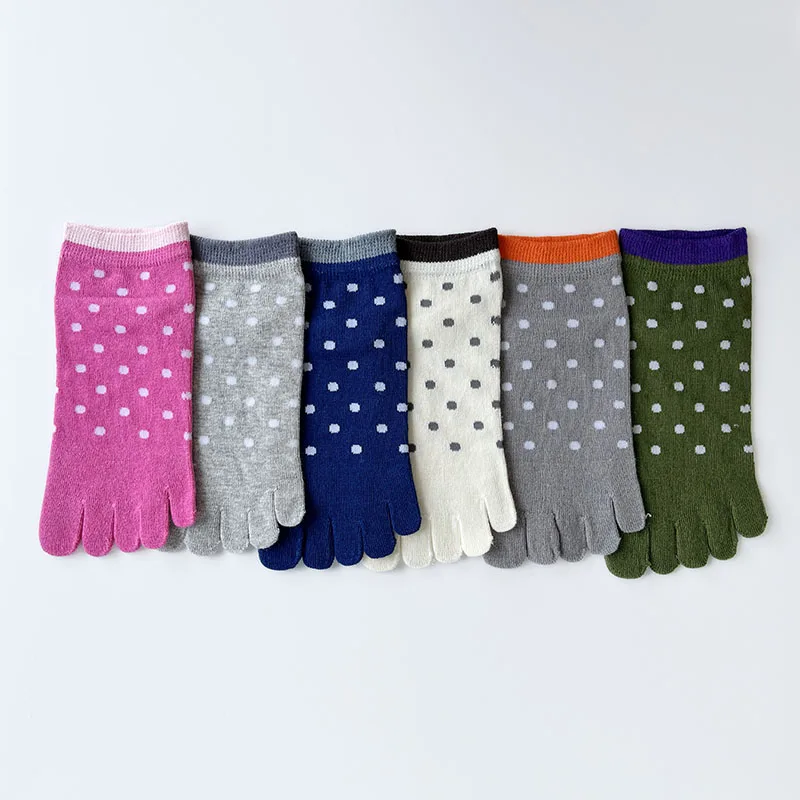 Женские Хлопковые Дышащие Мягкие Эластичные Прочные Тапочки-носки С Круглым