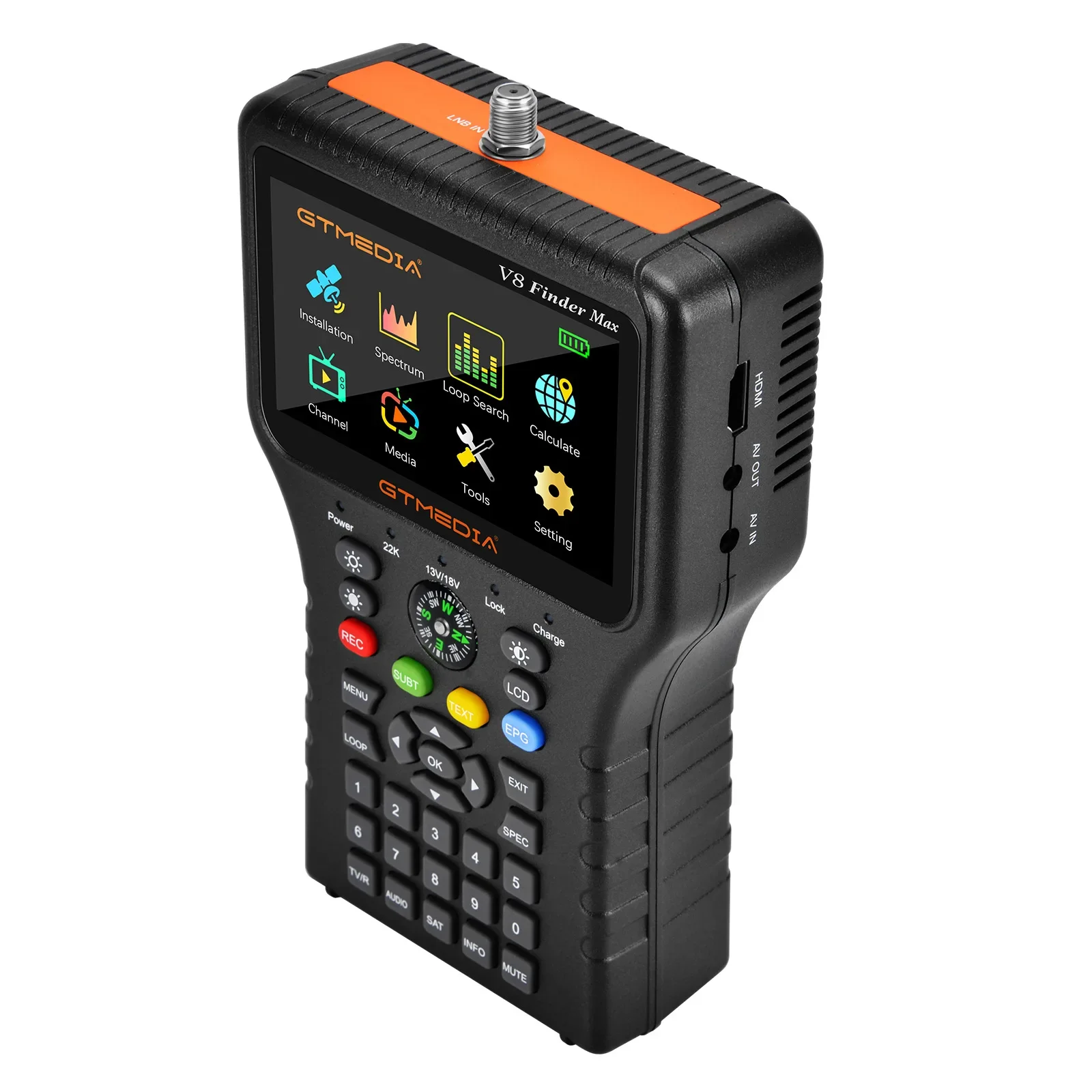 V8 Finder Max Star Finder, DVB-S2XS2S, 2 4,3-дюймовых экрана (art.: 3920dc70ed954) - 3920dc70ed954