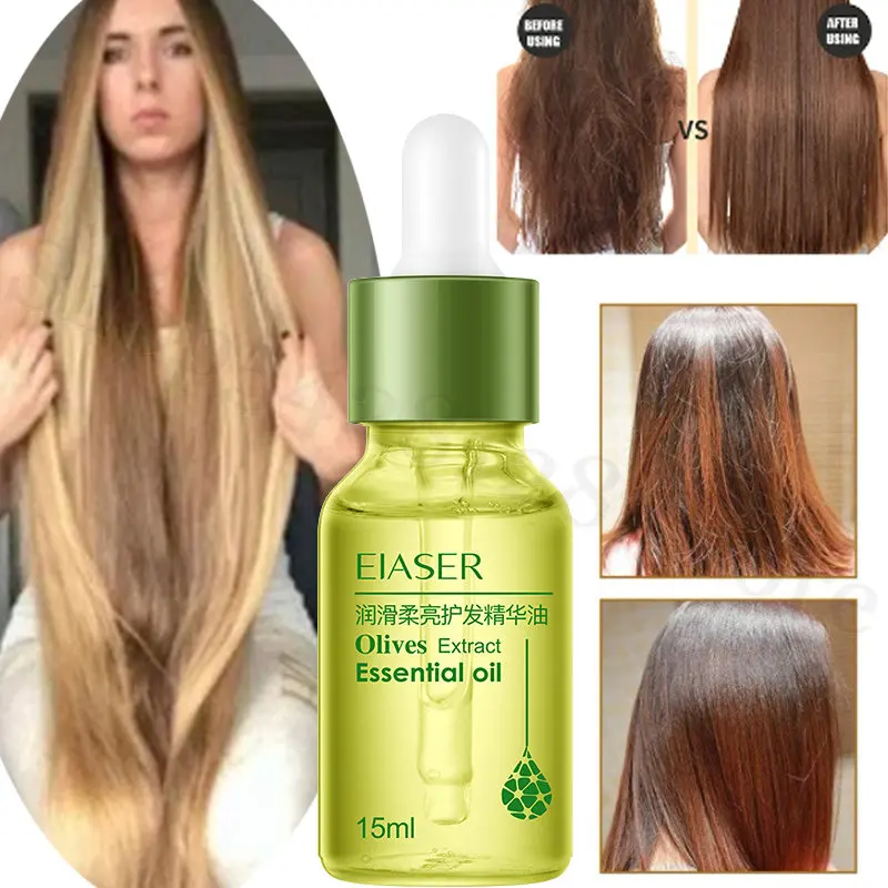 

Olive Essence Oil Smooth Anti-frizz Moisturizing Repair Damaged Dry Hair Balance Water Oil Hair Care Essential Oil Hair Oil