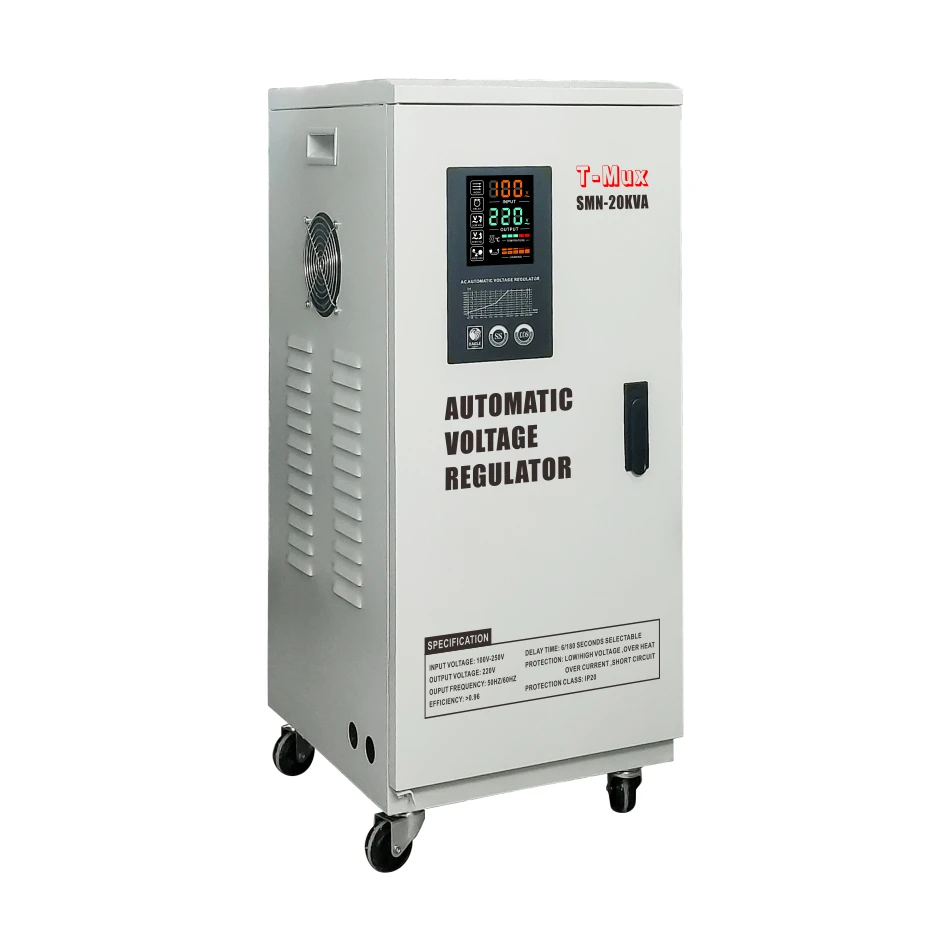 

LED display 100V-250V single phase 20 kva voltage stabilizer automatic