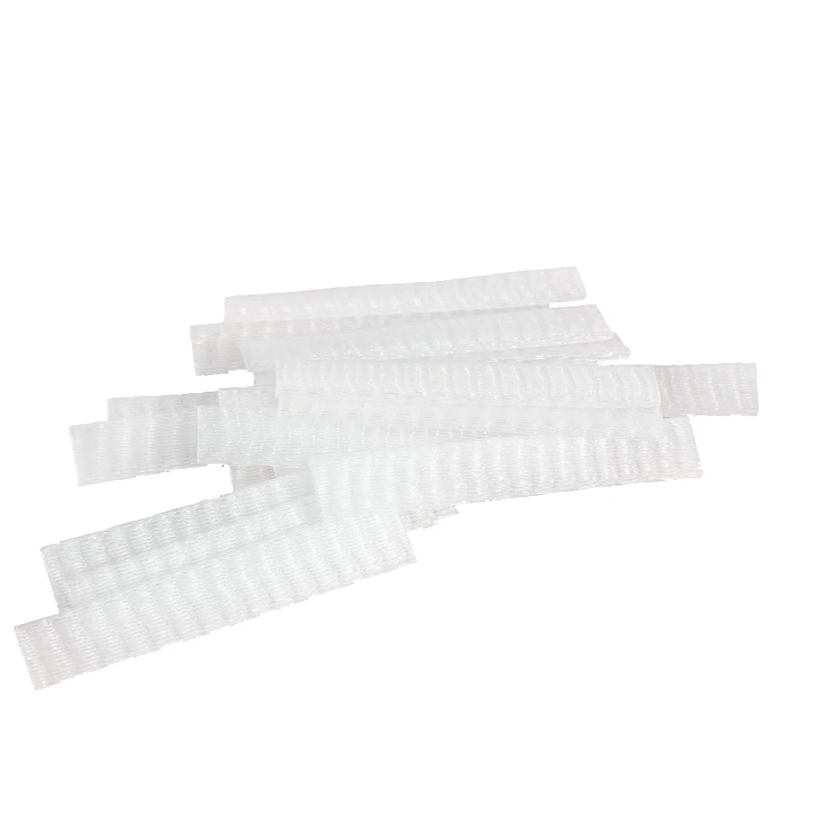 

100pcs Makeup Brush Guards Protectors Mesh Brush Covers for Bristles Makeup Tool White