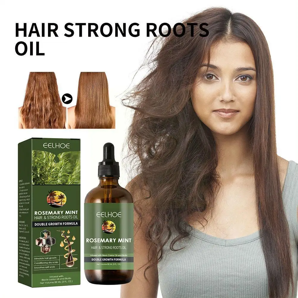 

88ml Rosemary Anti-frizz Growth Care Essential Oil Anti Loss Serum Promote Hair Hair Nourishing Care Scalp R8Q6
