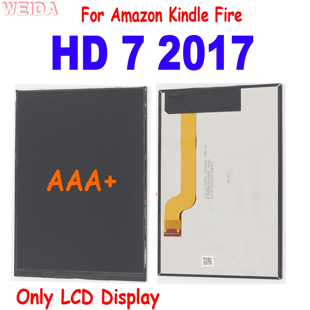 Для Amazon Kindle Fire HD7 2017 LCD HD 7 2017 планшетный ПК ЖК-дисплей Панель HD7 2017 ЖК-экран Замена с бесплатными инструментами