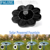 palone solar powered fountain pump for bird bathupgraded free standing solar panel water pump for garden backyard pond pool