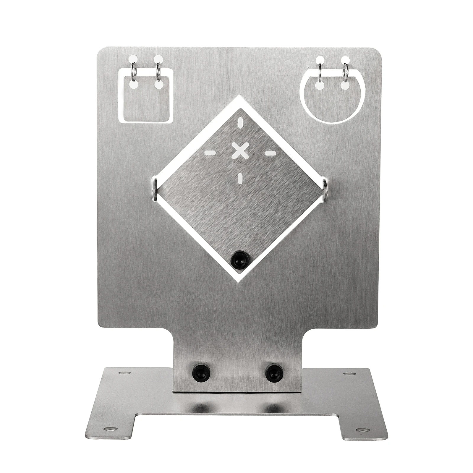 

Shooting Target Outdoor Hunting Accessories Silver Stainless Steel Bullseye Aim