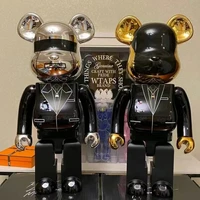aristocratic style bearbrick400 luxury punk band healthy tasteless material living room decoration housewarming holidaygift pvc