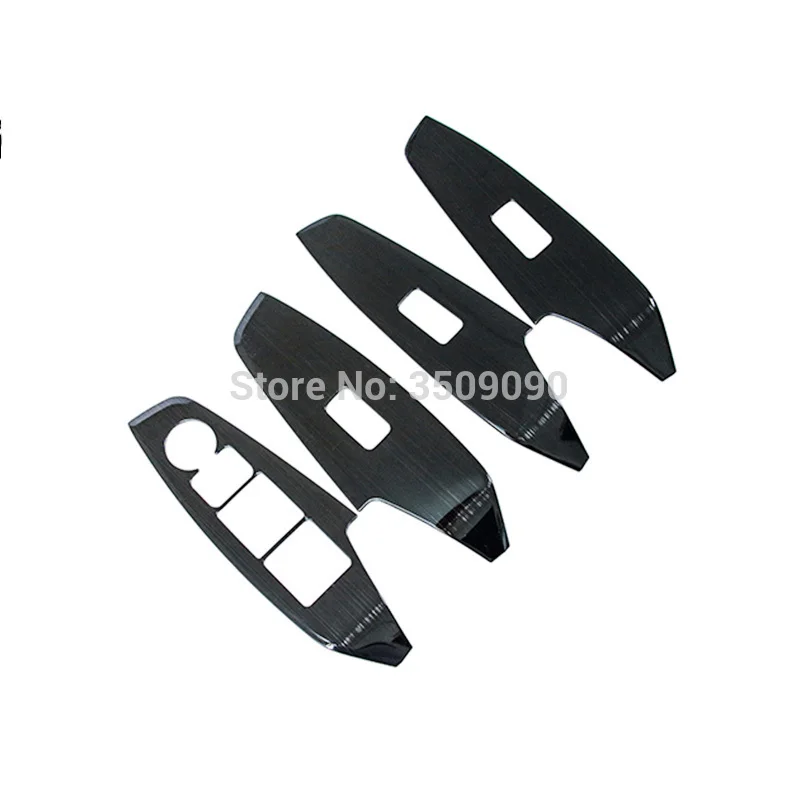 

Для Mazda3 Mazda 3 Axela 2014-2017 LHD BM/BN переключатель окна автомобиля регулировочная ручка панель Крышка отделка наклейки полосы украшение Стайлинг