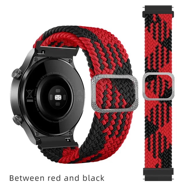 Эластичный Плетеный нейлоновый ремешок для часов Xiaomi Mi Watch Color Sports Edition S1 Pro, 22 мм, ремешок для часов Mi Watch Color 2 correa (art.: 3920c0bff1cd3) - 3920c0bff1cd3