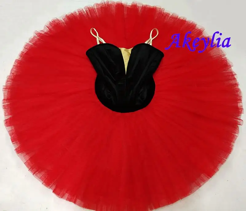 16 Colors！Black red Professional Ballet Tutu Women peach without decoration Peformance Show Stage Classical Tutu Costume lilac