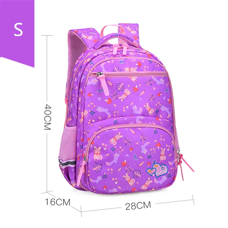 orthopedics school bags for girls suitable for grades 1-6 Flower cartoon printing children school backpack for girls sac mochila