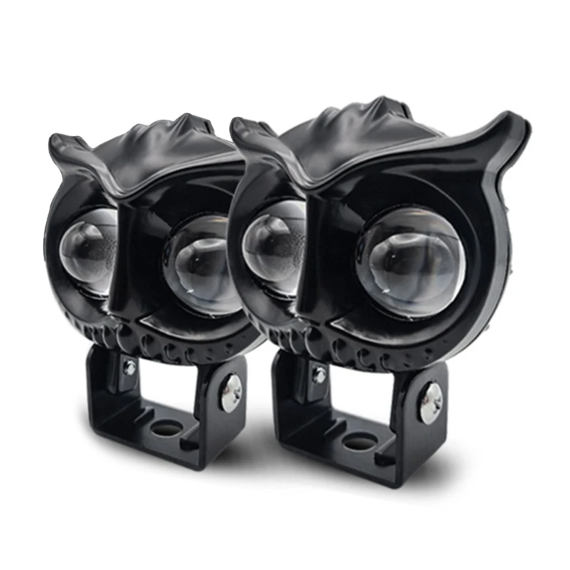 652F Декоративный прожектор в виде совы переключаемый белый/красочный для