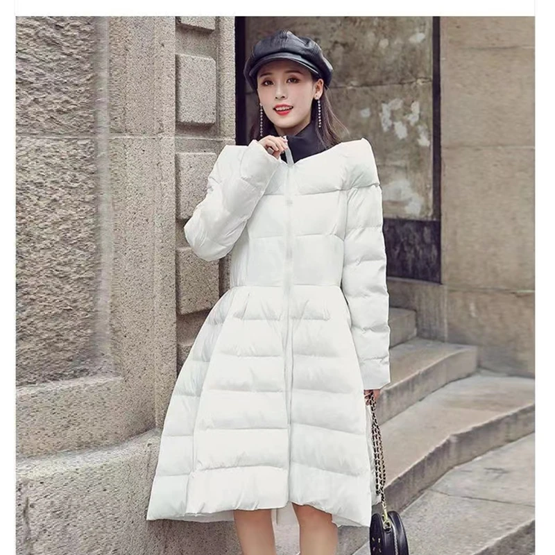 2022 Parka Autumn Winter Jacket Women Clothes Vintage Warm Coat Female Women's Down Cotton Jacket Warm Thick Long Parkas куртки