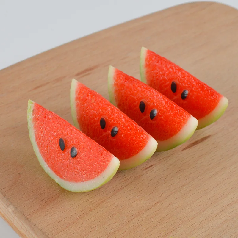 

New Simulation Watermelon Keychain Creative Fashion Fruit DIY Handmade Photography Model Car Phone Bag Pendant Gift Ornaments