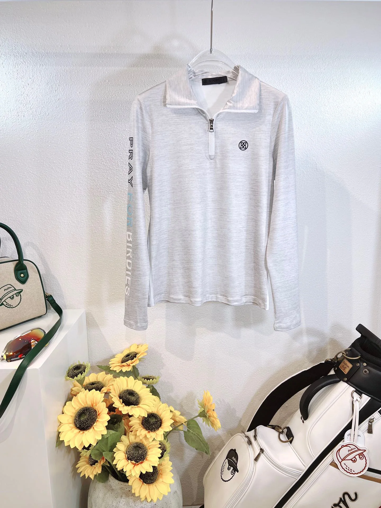 2023 Spring and Autumn new golf women's long sleeve T-shirt thin quick dry jersey pure cotton static delicate women's outdoor