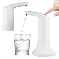 touch electric pump for bottle water gallon automatic kitchen drink dispenser water sprayer with led light rechargeable