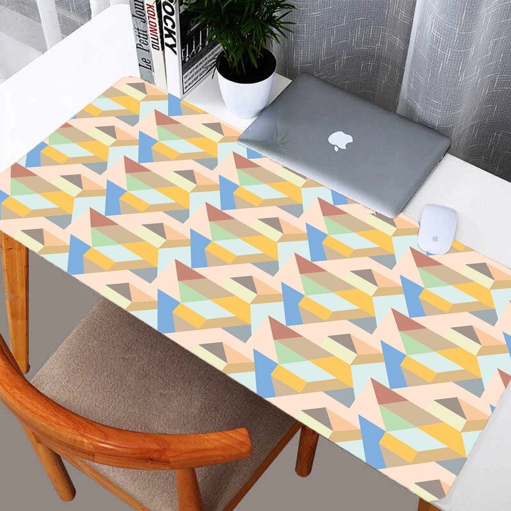 

Large Gaming Mouse Pad Extended Mousepad Non-Slip Base Water Resist Keyboard Pad Desk Mat Custom Print for Gamer Office Home