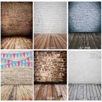 thick cloth vintage brick wall wooden floor photography backdrops children photo background studio prop 211215 15