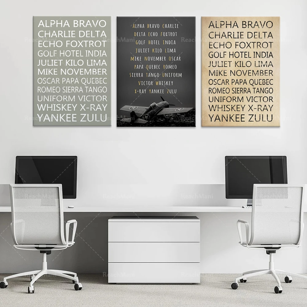 

60% off NATO phonetic art, aviation decor, pilot gift, phonetic alphabet print, minimalist wall art decor poster