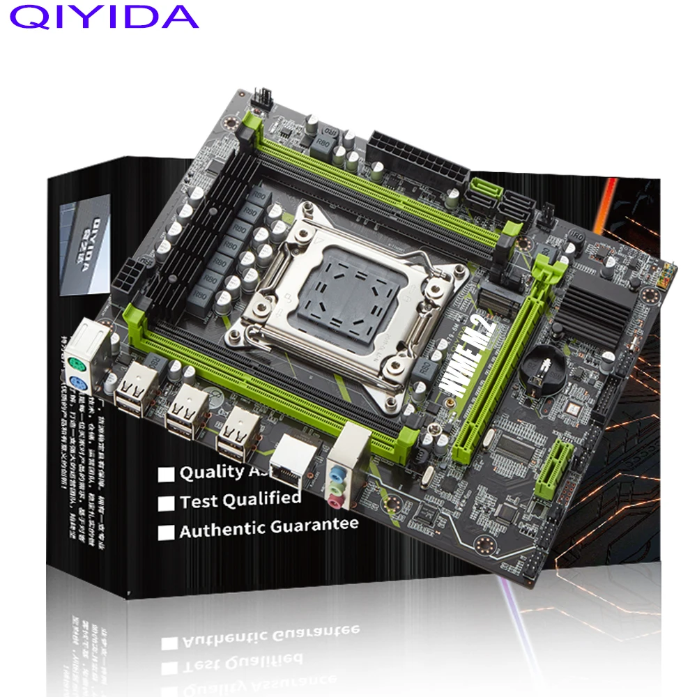 Qiyida X79 motherboard LGA 2011 CPU Support DDR3 RAM Intel Xeon E5 v1&ampv2 Processor SATA3 Pci16x | Motherboards