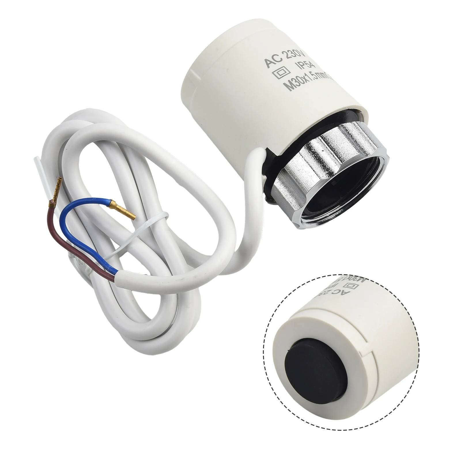 

Actuators Heating Actuator For Electric Heating Floor Heating PC White Connection M30*1.5MM Floor Heating Actuator New Practical