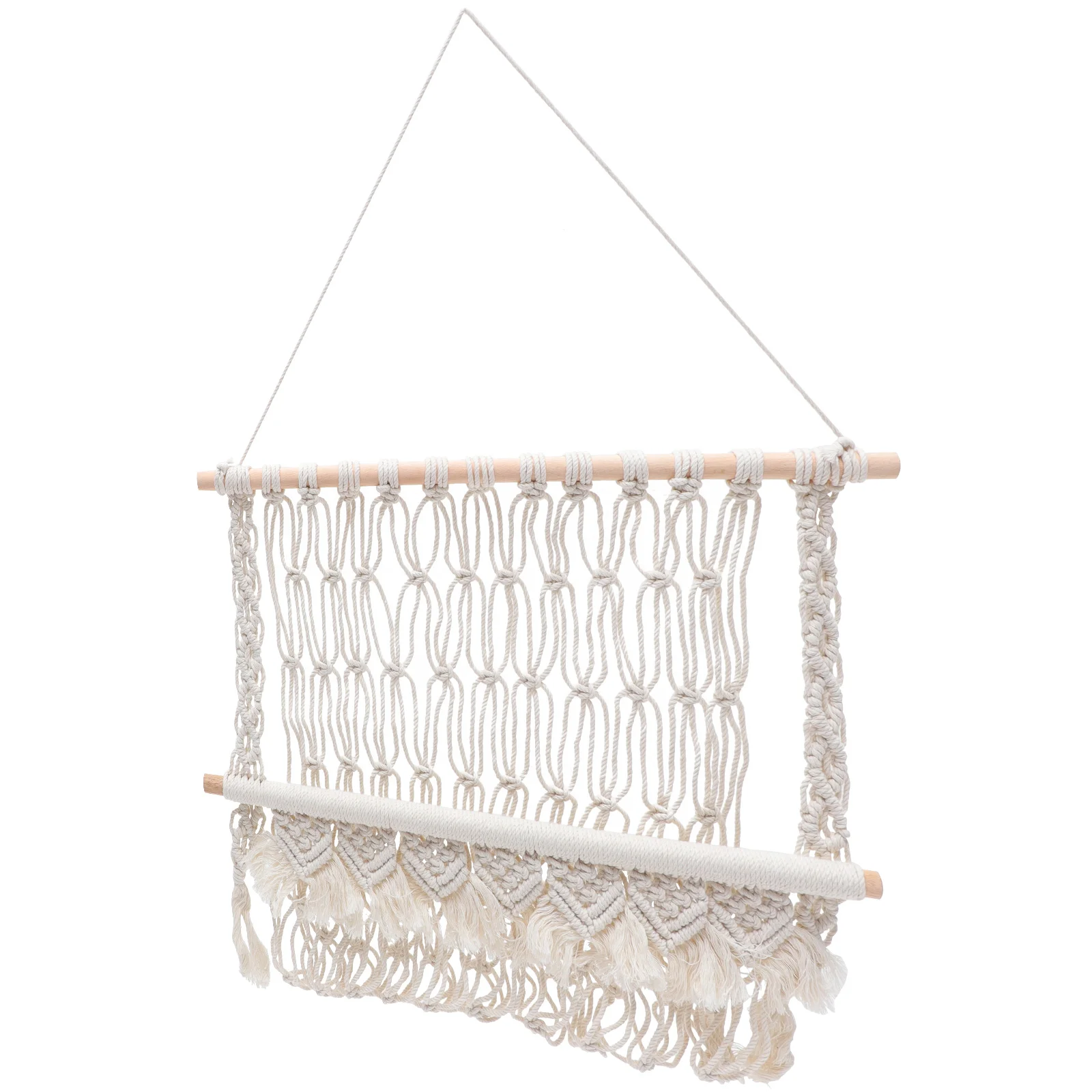 

Storage Basket Wall Hanging Stuffed Toy Rack Hammock Plush Animals Bookshelf Nordic Style Tapestry Cotton Home Macrame Boho