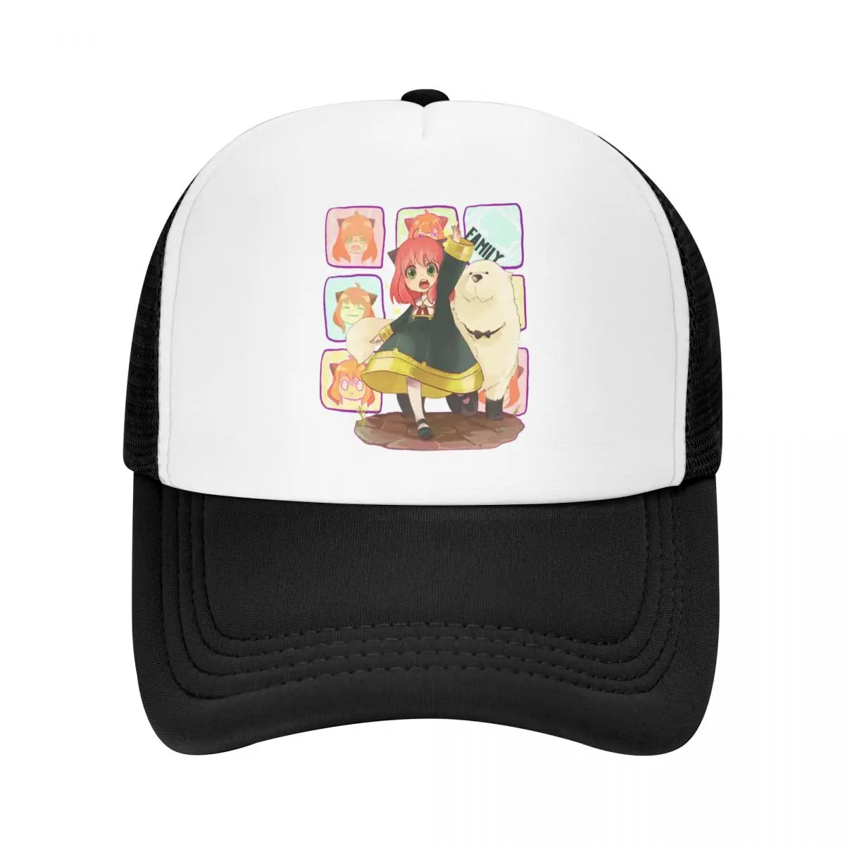 

Шпионская X семья манга тракер шляпы забавные классические сетчатые бейсболки Снэпбэк Стильная кепка с козырьком для мужчин женщин мужчин