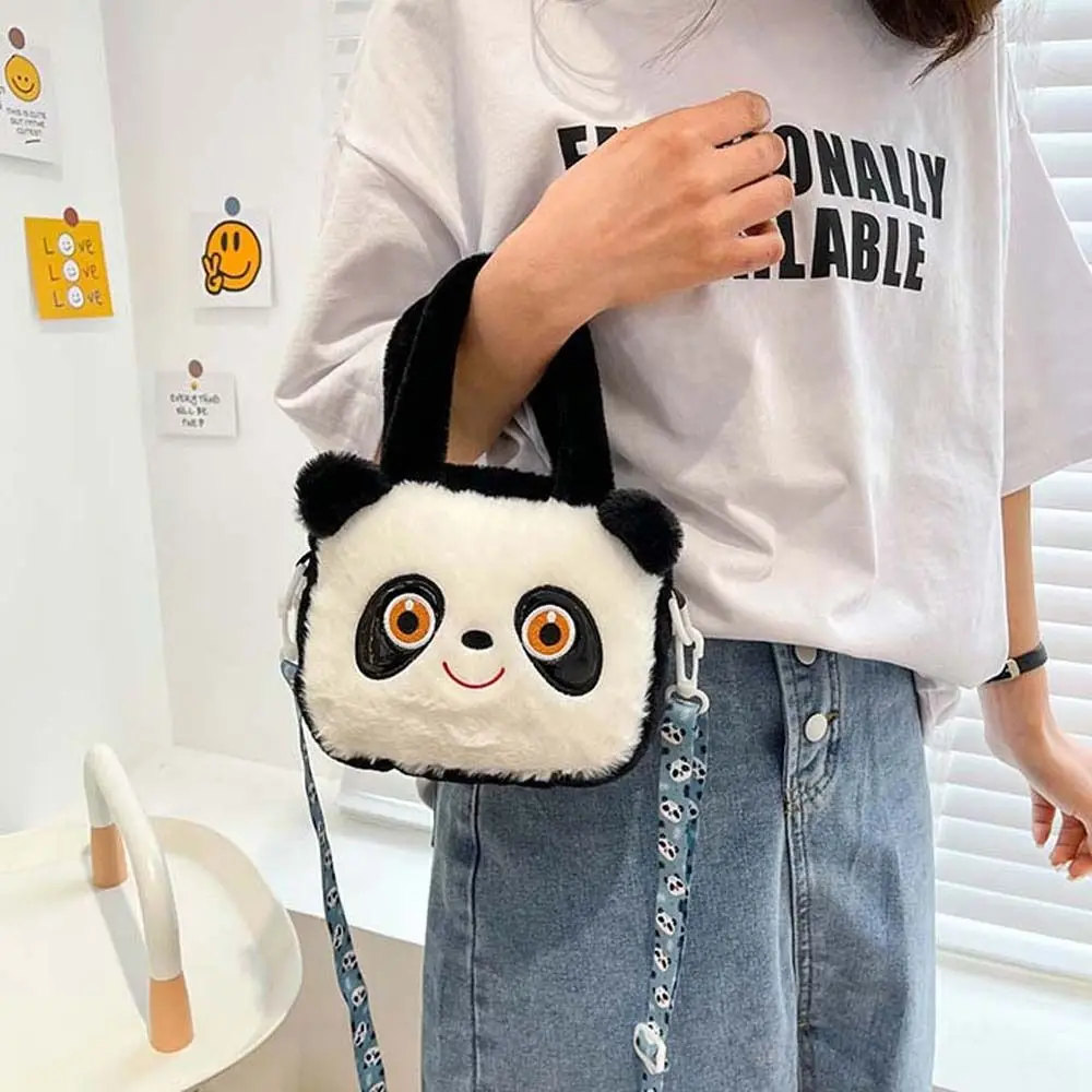 

Backpack Kids Gifts Animal Plush Bag Panda Plush Handbag Inclined Shoulder Bag Plush Oblique Bag Plush Crossbody Bag