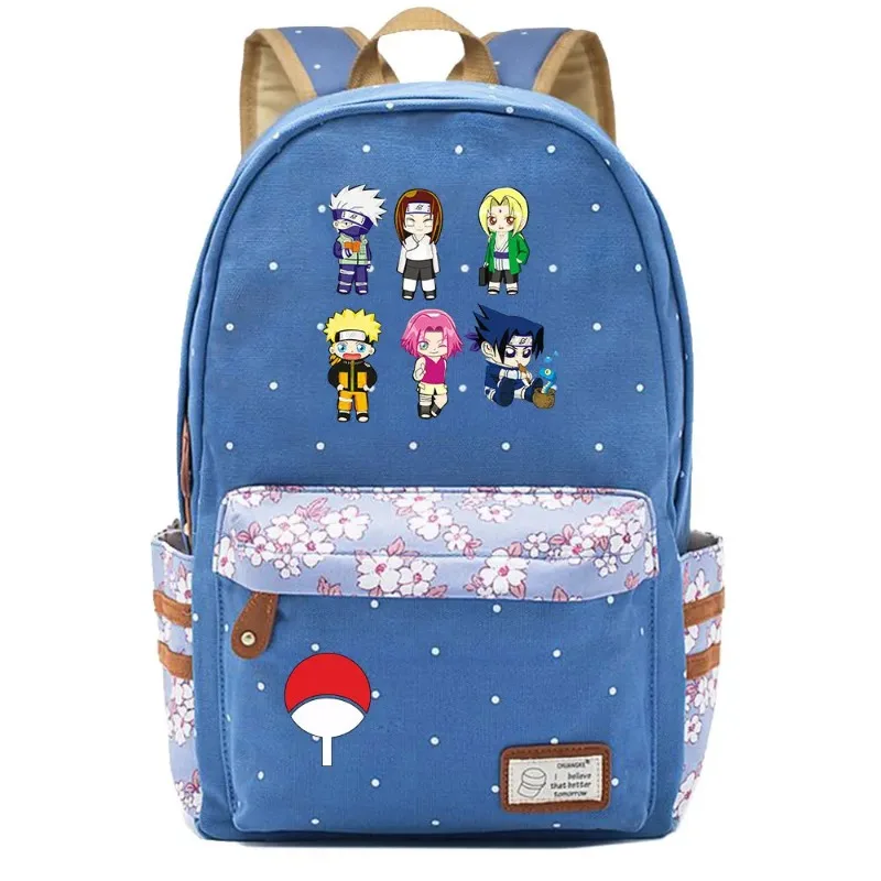 

Anime Ninja Uzumaki Backpack Schoolbag Travel Notebook Bag Gifts for Youth Students