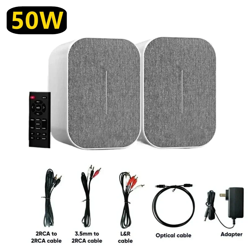 Активный Bluetooth-динамик 50 Вт Hi-Fi 3D объемный звук беспроводной сабвуфер оптический