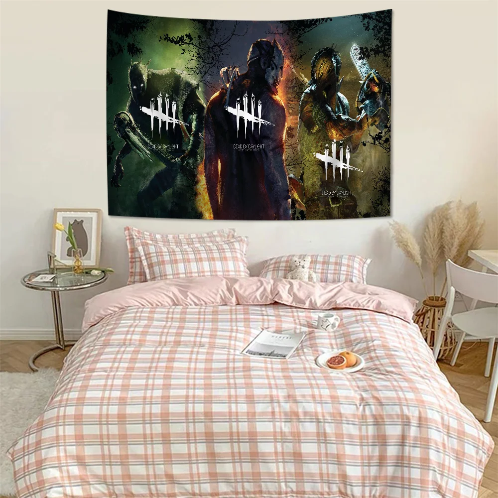 Dead By D-Daylights DIY Настенный гобелен Искусство Научная фантастика Комната Домашний