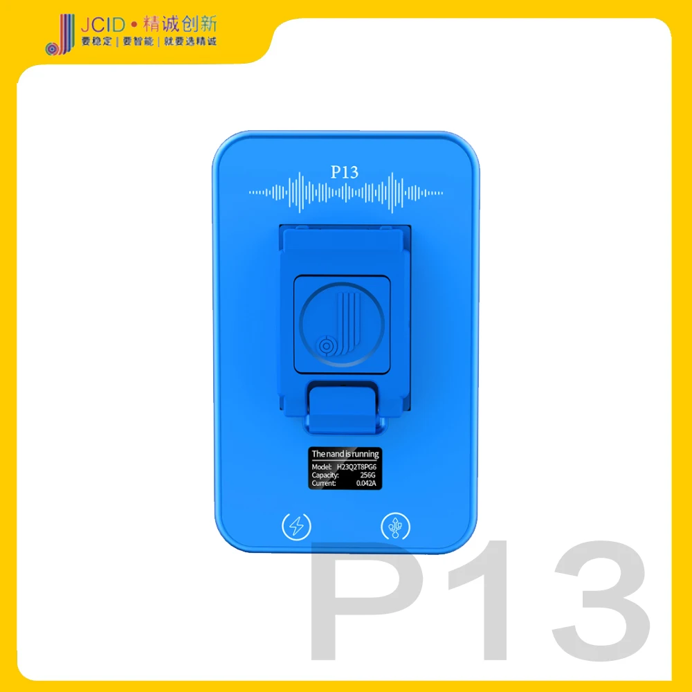 

Программатор JCID P13 BGA110 PCIE Nand для iPhone 6-13Promax, встроенный фиолетовый экран, ремонт и развязка, жесткий диск, Wi-Fi, инструмент