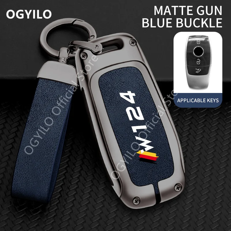 Цинковый сплав и кожа брикет для Mercedes Benz W124 A 3 кнопки G500 GLA GLB ML GLK E класс E43 W213 S E300 E400