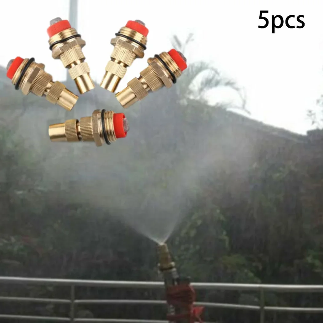 5 шт. регулируемая распылительная насадка для запотевания газона спринклер