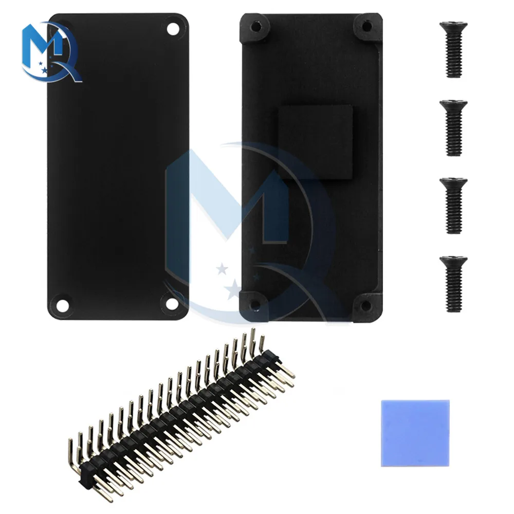 

Защитный чехол из акрилового алюминиевого сплава для Raspberry Pi Zero 2 Вт, защитный чехол, изогнутая игла/прямая игла