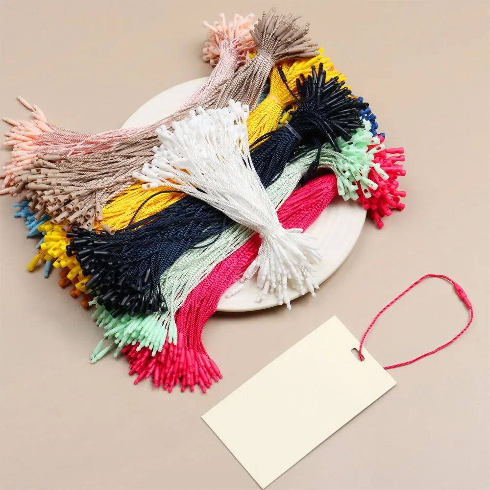 

100 шт. этикетки, полиэстеровый шнур, аксессуары для одежды, подвесные веревки для планшета, ручные этикетки, знаки, бирки для одежды, бирка дл...