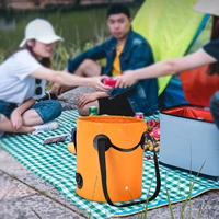 multifunctional portable collapsible bucket 10l lightweight outdoor folding wash basin durable camping wash bucket water