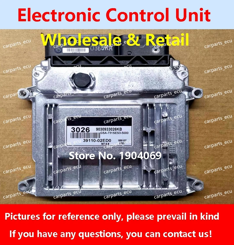 Компьютерная плата двигателя автомобиля Hyundai Elantra KIA/ECU/M7.9.8 39130-26BH0 BH0/39111-26BB0