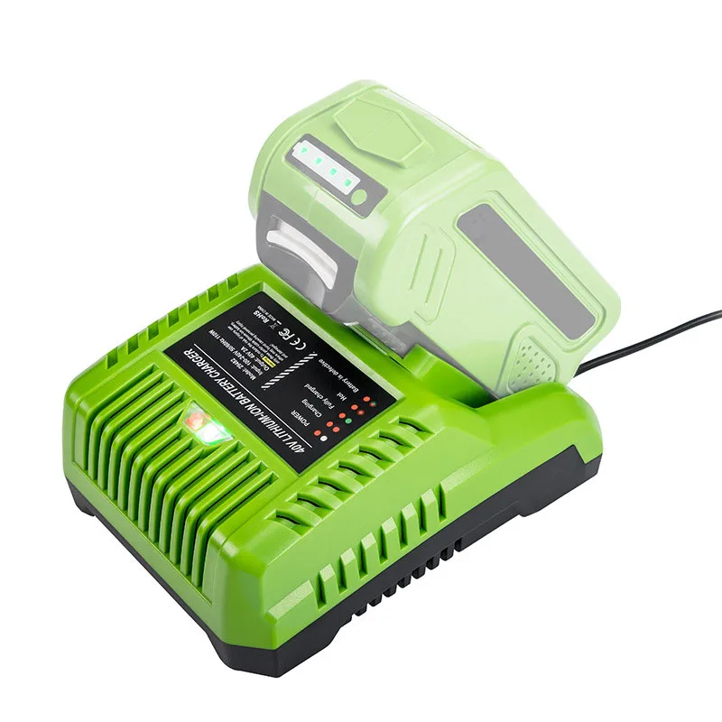 

Зарядное устройство G-MAX 40 В для литиевых батарей 29482 для GreenWorks 40 в, литий-ионная батарея 29472 ST40B410 BA40L210 STBA40B210 29462 20262 29282