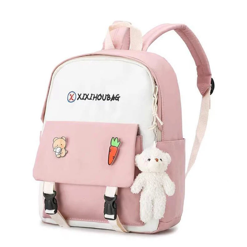 

2022 Backpack Kindergarten Schoolbags Lightweight for Boys Girls Primary School Students Lovely Schoolbag Ultra-light Cute Bags