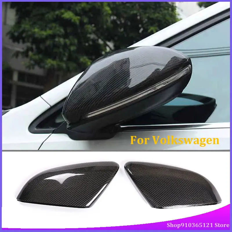 

For Volkswagen Golf Vii Lamando Touran Car Exterior Mirror Case Protective Cover Real Carbon Fiber Car Exterior Modification
