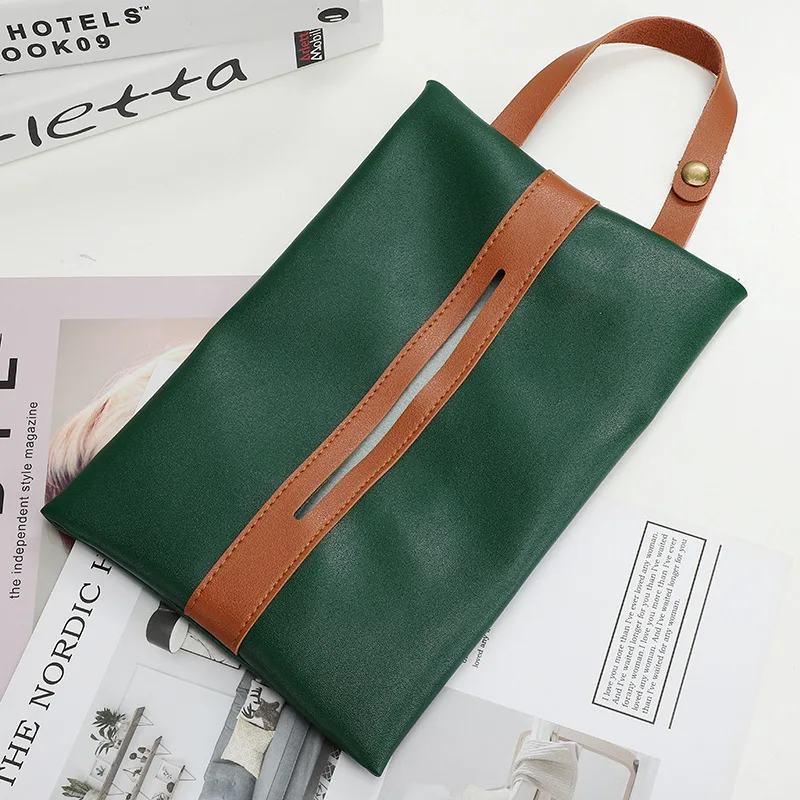 

Подвесной чехол для салфеток CVWZBF из искусственной кожи